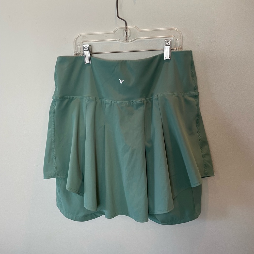 Mint green tennis skort